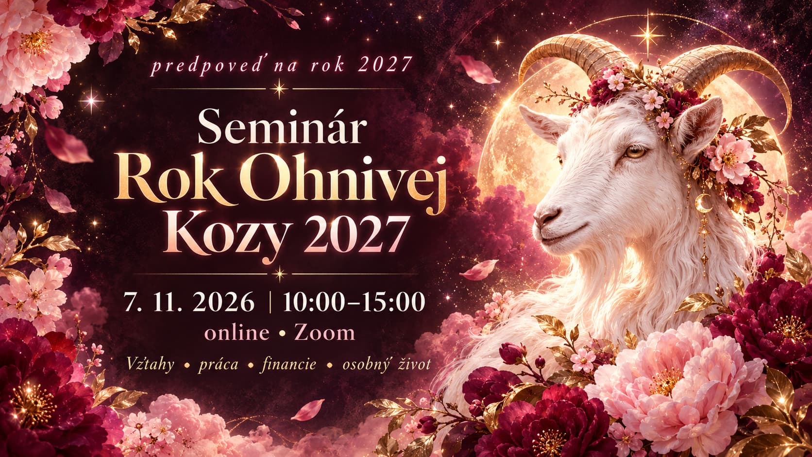 Seminár Rok Ohnivej Kozy 2027